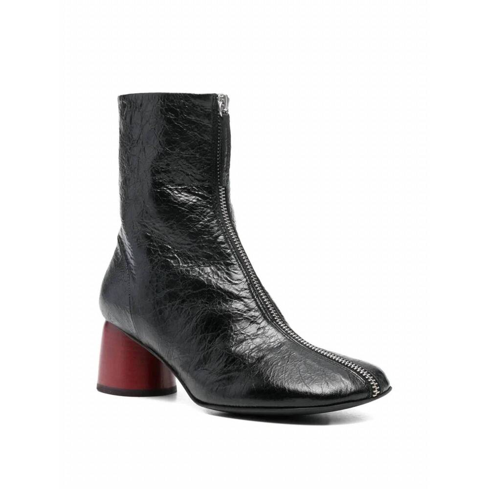 NEW HALMANERA women's anna 17 leather boot in black
